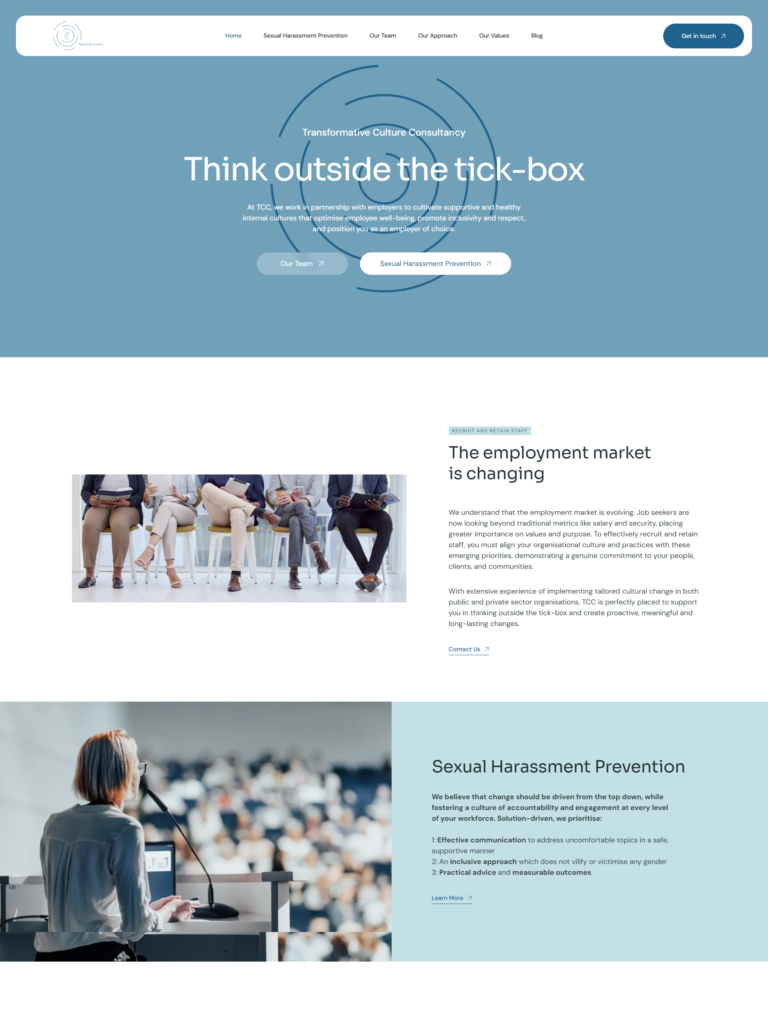 Transformative Culture Consultancy project
